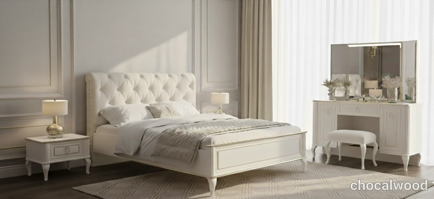 سرویس خواب مدل فرشته -چوکال وود