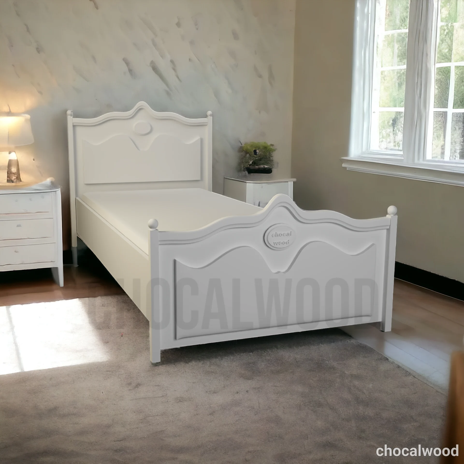 خرید سرویس خواب تک نفره تمام چوب چوکال با ضمانت و با کیفیت