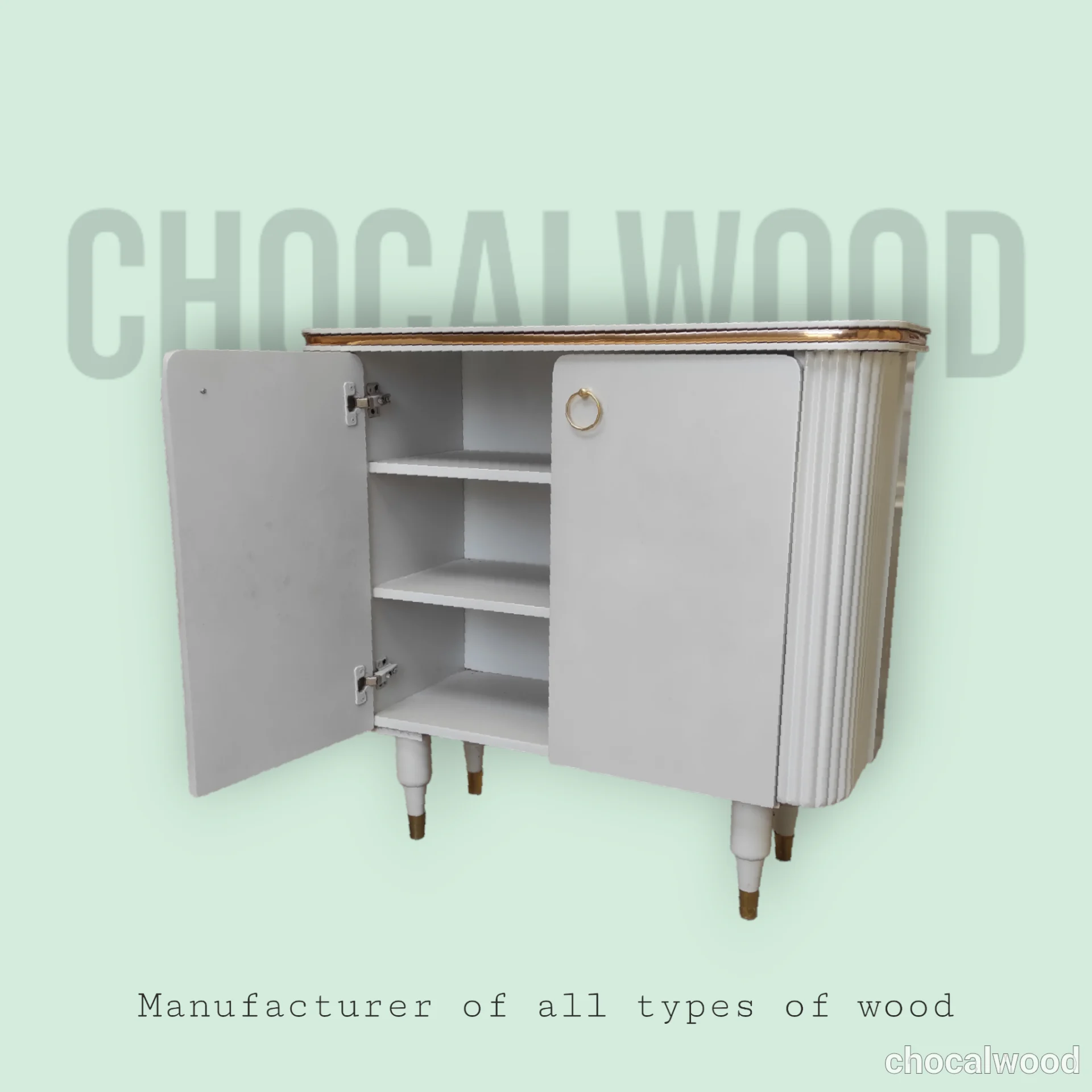 خرید جاکفشی زیبا و ست جهیزیه چوکال وود - تصویر 4