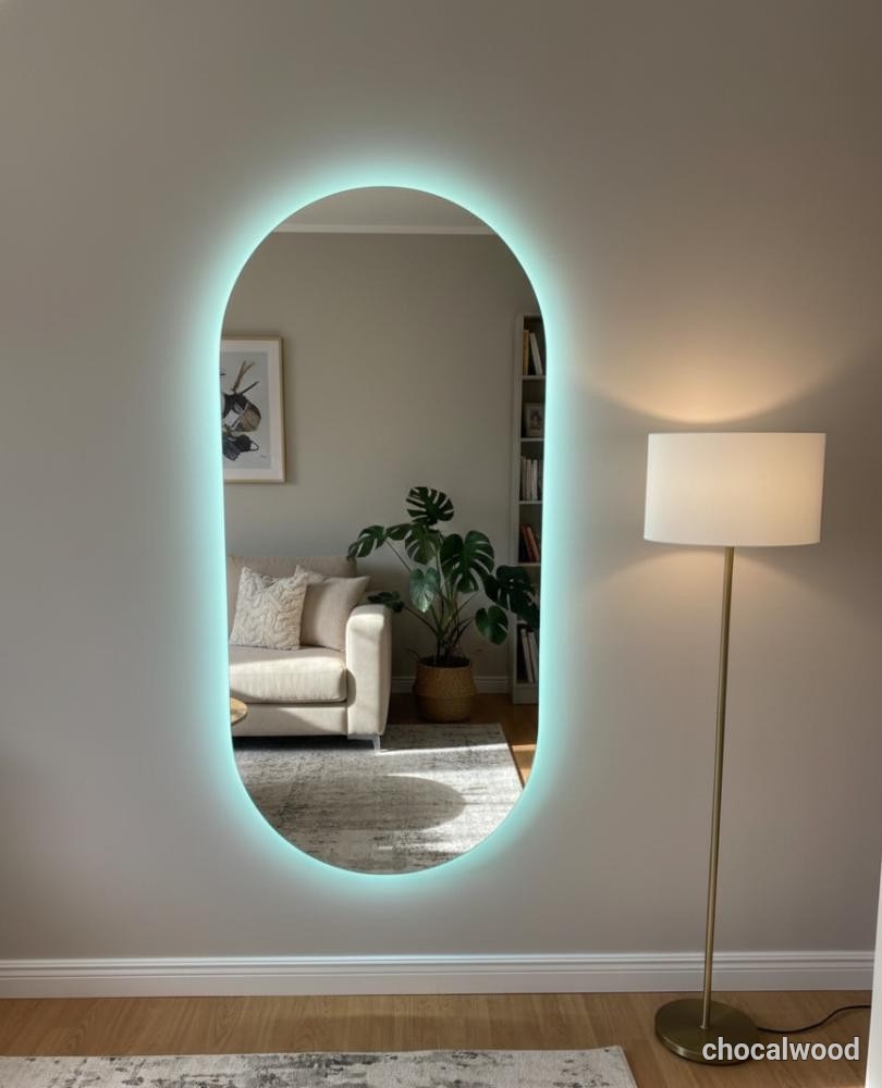 آینه تمام قد دکوراتیو با طراحی مینیمال برای پذیرایی و اتاق خواب