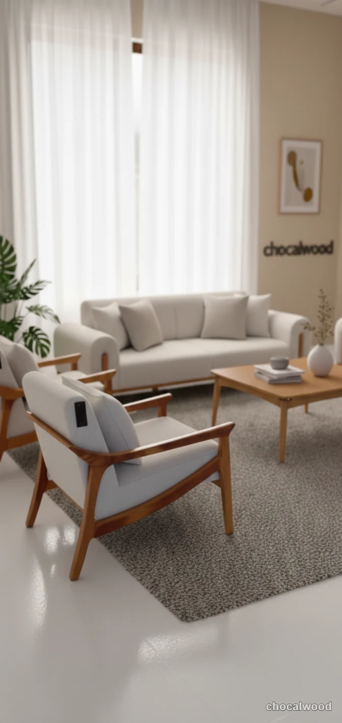 مبل راحتی الماس - چوکال وود - تصویر 5