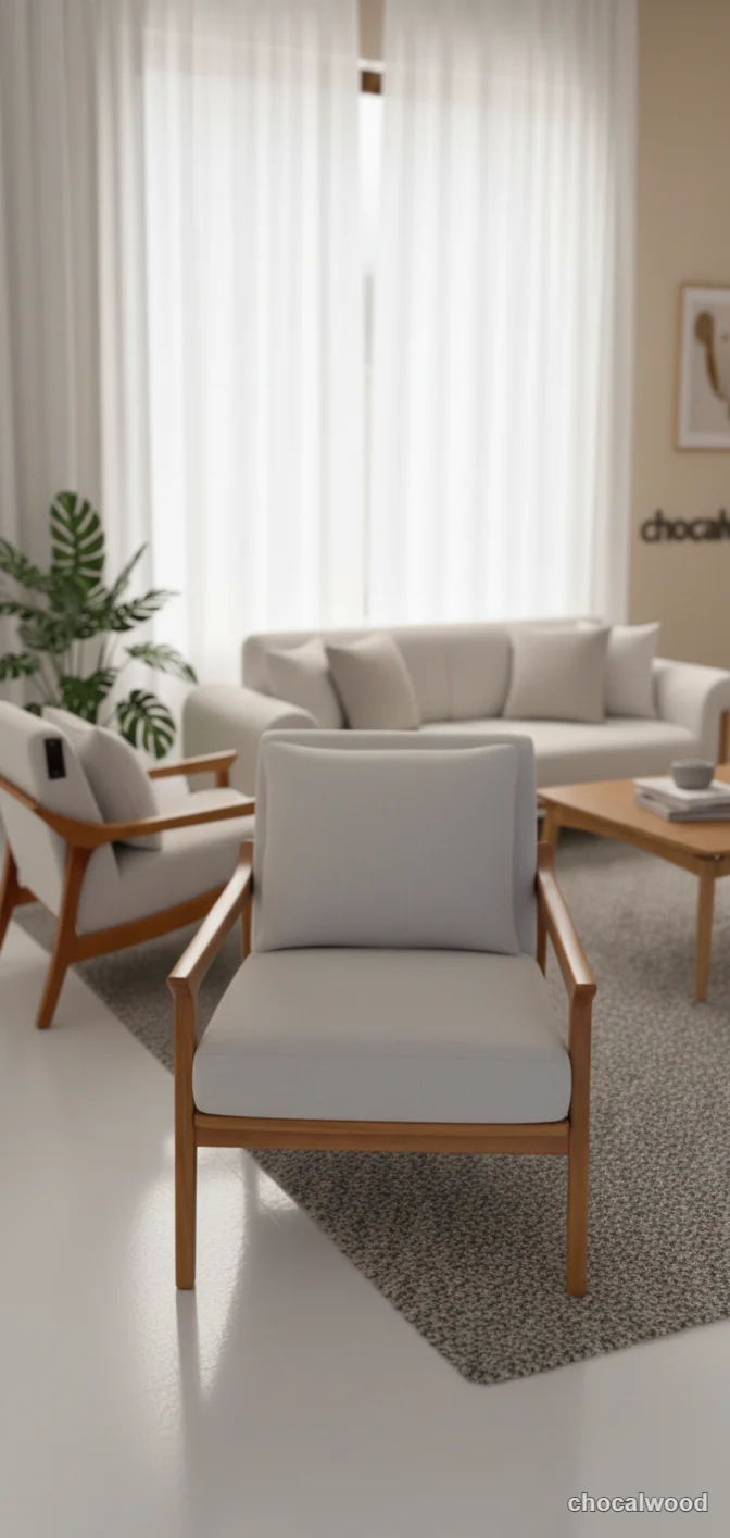 مبل راحتی الماس - چوکال وود - تصویر 10