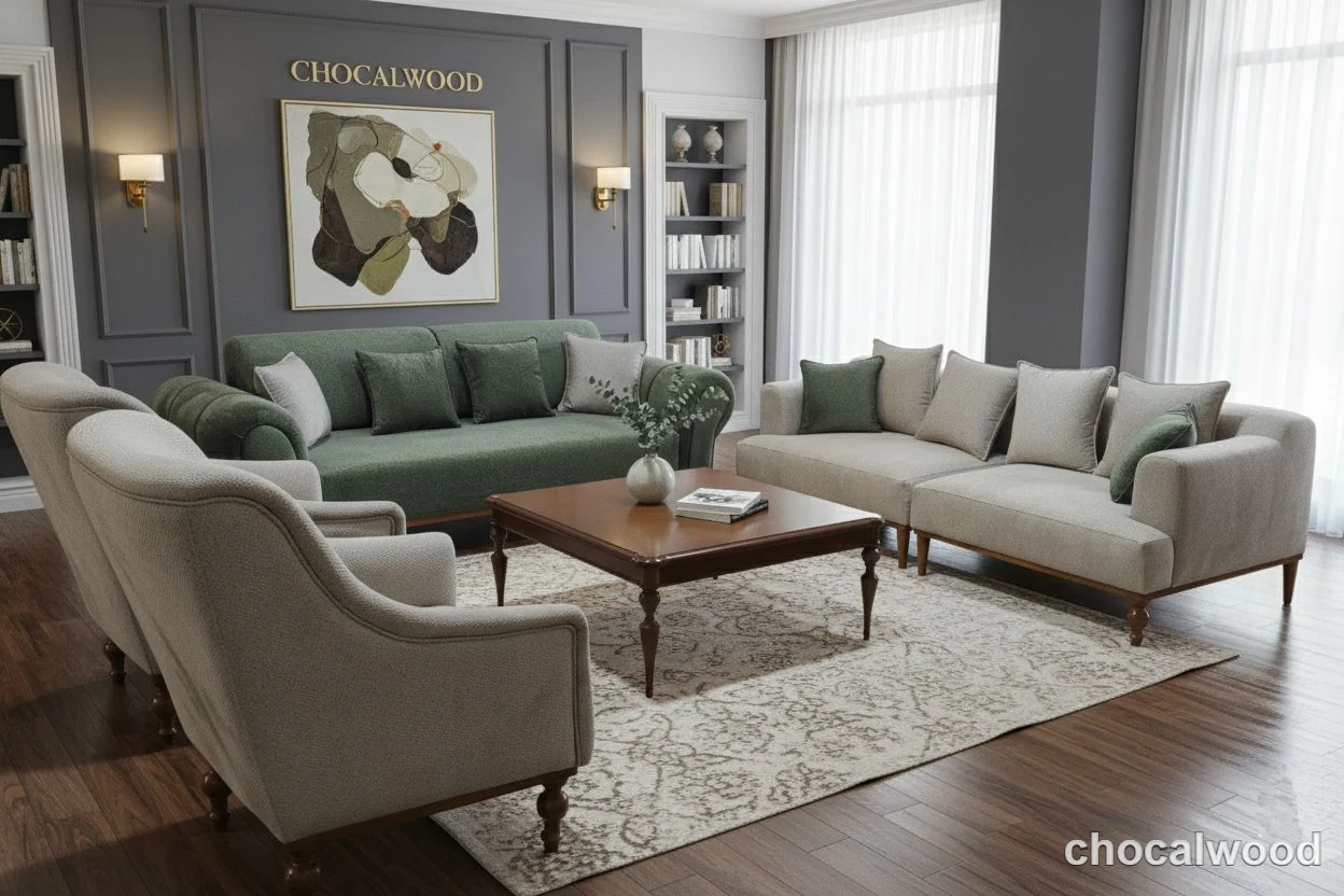 مبل راحتی هما و رستا - چوکال وود