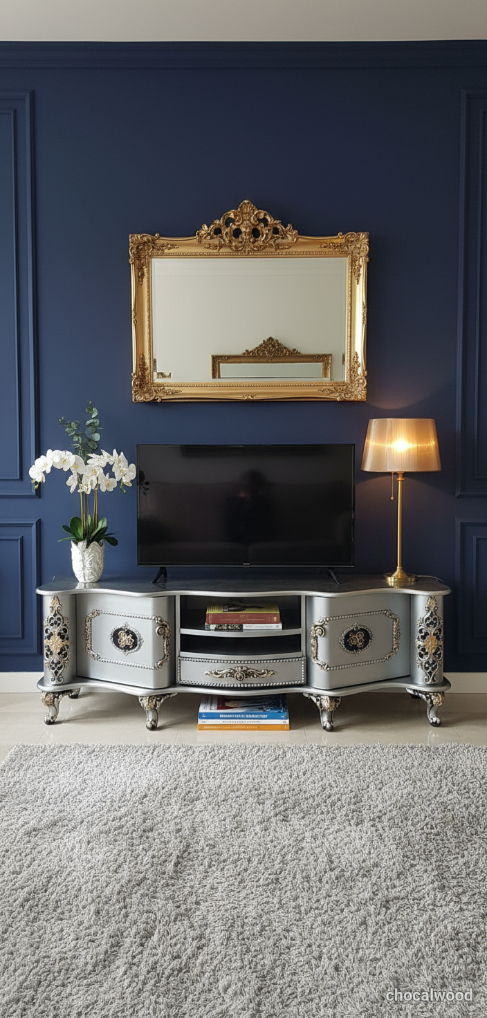 میز تلویزیون خم